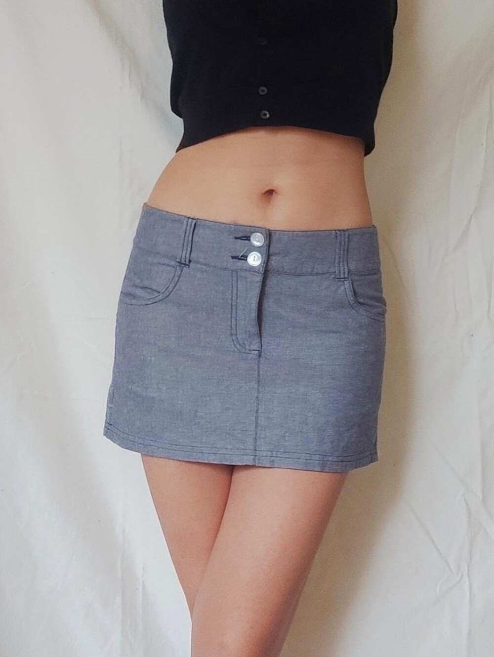 Burton Blue Y2K Mini Skirt
